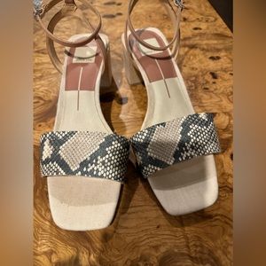 Dolce Vita snakeskin sandals New condition, only worn to try on for size